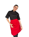 zittro Medio mandil delantal chef Rojo. R92351-660