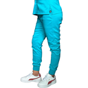 zittro Pantalón Médico Stretch Jogger Mujer Turquesa