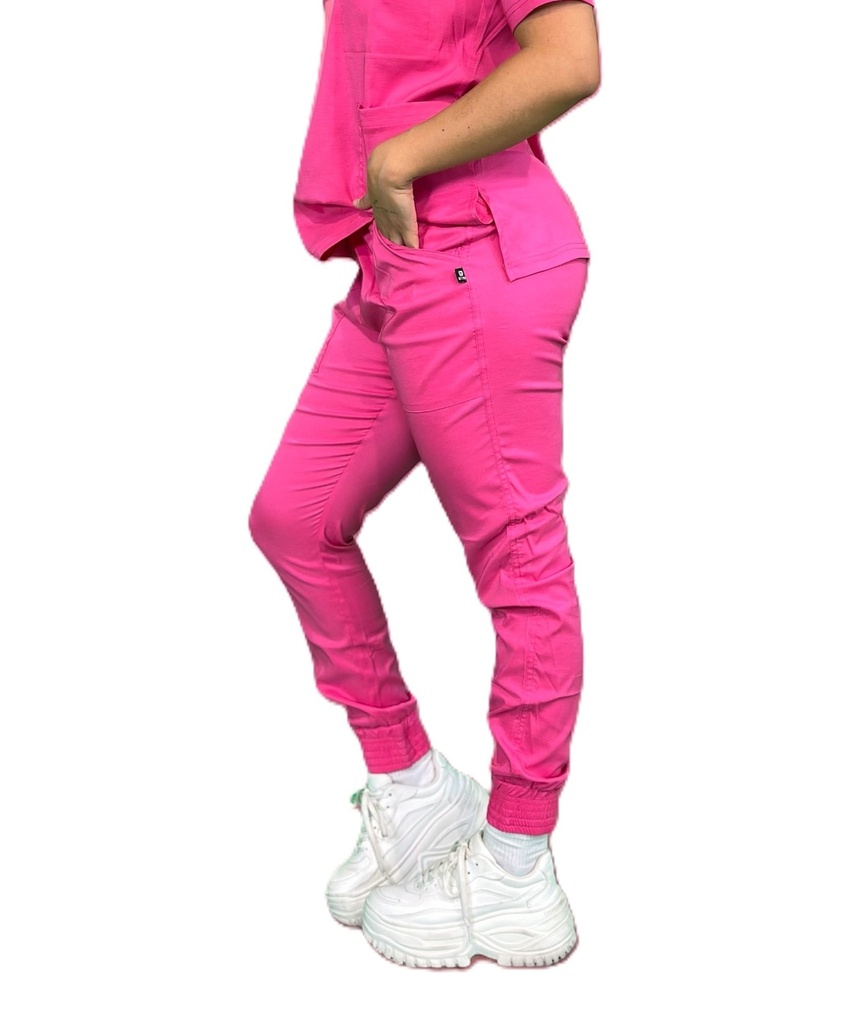[M81204 550 ECH] zittro Pantalón Médico Lycra Jogger Mujer Bugambilla M81204-550 (ECH)
