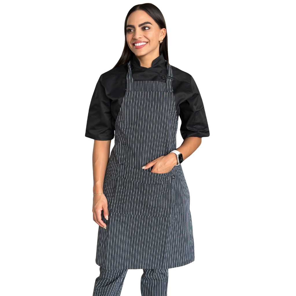 zittro Mandil Delantal Chef Unisex Rayas