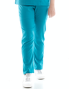 zittro Pantalón Médico Stretch Recto Mujer Turquesa