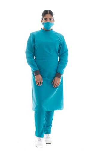 [M82201 330 ECH] zittro Bata Quirúrgica Mujer Turquesa M82201-330 (ECH)